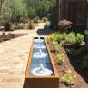 Buy cheap Modern Ornaments Corten Steel Water Feature 1200*400*1200mm commercial water features from wholesalers