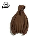Winter Athletic Sublimation Plain Blank Moletons Sweat-shirt Blank Cotton Pastel