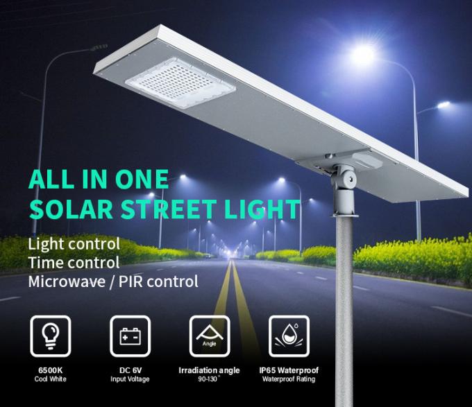 3000k LED High Power Solar Street Light Photovoltaic Pole Mounted 30watt 60watt 100watt 0