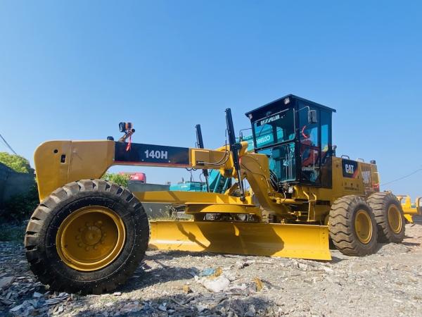 Heavy Equipment Used Caterpillar Cat 140H Motor Grader Second Hand With Ripper