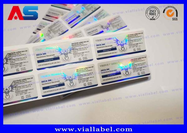 Custom Private Vial Label Water Bottle Labels Glossy Printing Waterproof label