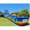 Buy cheap 28ft Manufacturer Magic Large Blue Crush Running Bouncy Games Inflatable Water Slide from wholesalers