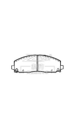 Buy cheap Chrysler 2013 Grand Voyager/ Journey (Import) Ceramic Brake Pad 7B0 698 151 G from wholesalers