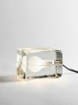 Nordic House Design Ice Table Lamp for Bedroom Children's Study Crystal Glass