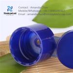 PP Smooth Plastic Bottle Lid Polish Flip Off Cap For Skin Care Cream Packaging