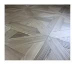 Natural Smoked Oak Tiles Parquet Flooring, Birch plywood, 800 *800MM
