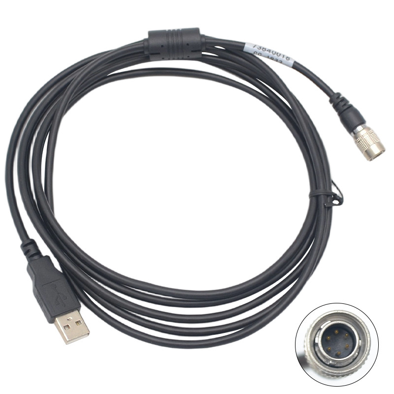 6 PIN USB RS232 USB-A Interface Data Download Cable For Trimble Survey Dini03 Dini12 Level Data Transfer Cable