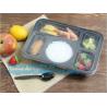 Buy cheap 3 compartment plastic food storage Microwave Freezer Safe Plastic Disposable lunch box,Fast food container disposable ta from wholesalers