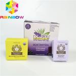 Purple flat recyclable wax coating paper kraft corrugated paper box flute