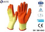 Mechanical Personal Protective Equipment Gloves Elasticated Cuff For Glass