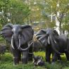 Buy cheap Large Elephant Outdoor Bronze Garden Statues Casting For Zoo Park from wholesalers
