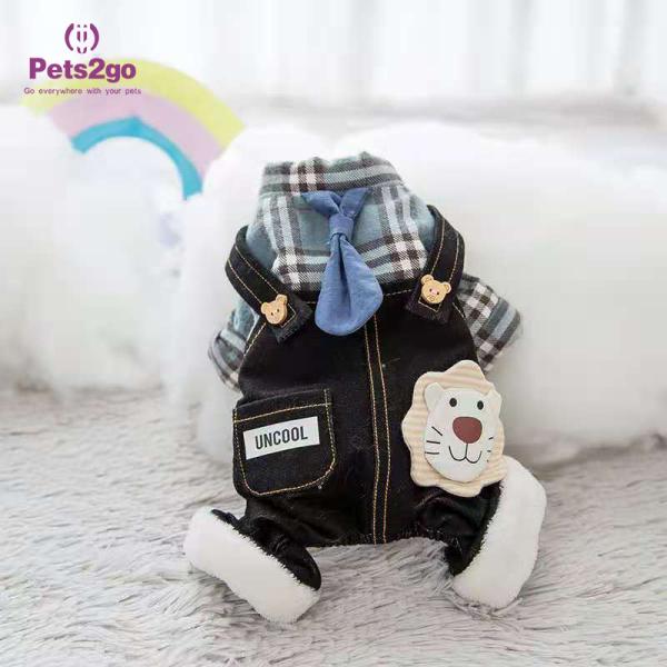 Buy cheap Paw Print 20 pounds corduroy Pet Dog Clothing from wholesalers