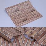 Vinyl Wallpapers 3D Brick Wallpaper Rolls Interior Decoration Self Adhesive PVC