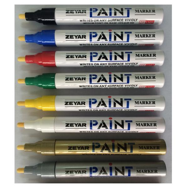 Valve-action Aluminum Barrel Paint Marker with Japanese Acrylic tip and opaque