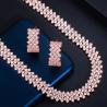 Buy cheap New popular Luxury exquisite AAA CZ Necklace Jewelry Cubic Zirconia jewellery wedding indian necklace set jewelry sets from wholesalers
