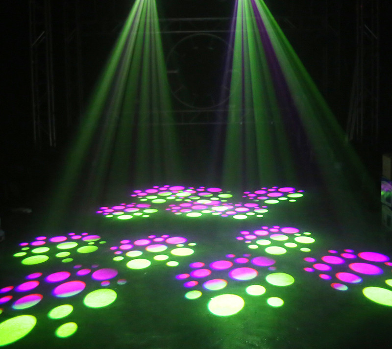 High Power Led Rgb Mini Moving Head Light , Moving Club Lights Low Power Consumption