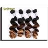 Buy cheap Ombre 3 Tone Natural Wave Peruvian Human Hair Full And Thick Ends For Lady from wholesalers