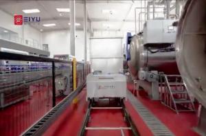 Wholesale Fully Automatic Cage Trolley Conveyor Belt System For Glass Plastic Bottles from china suppliers