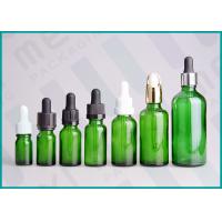 Buy cheap Green Glass Dropper Bottles , 10ml 20ml 30ml E-Liquid Dropper Bottle product