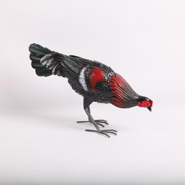 Buy cheap Unique Animal Garden Ornament Weatherproof Metal Chicken Ornaments from wholesalers