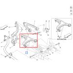 For Maserati Ghibli Quattroporte 4WD 4pcs Engine Transmission Mount Kit OEM