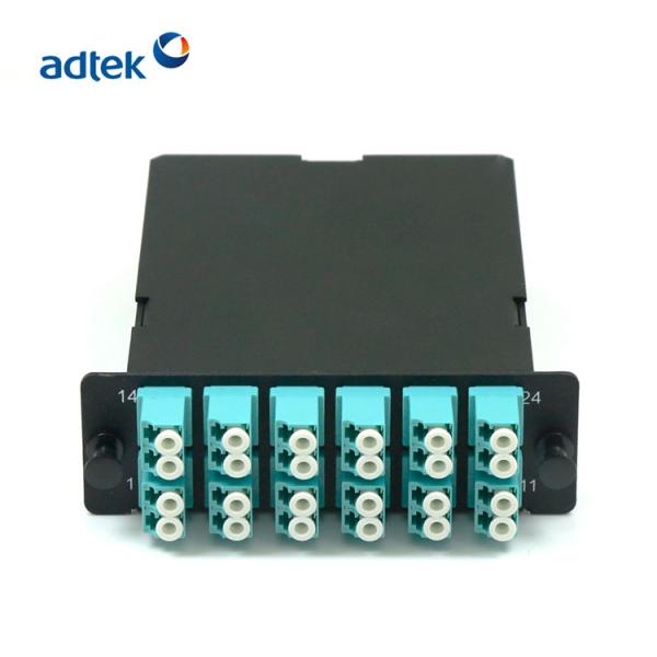 Buy cheap MPO To LC Cassette , HD 12 Ports 24 Fiber Cassette Module from wholesalers