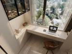 Fadior Stainless Steel Bedroom Wardrobe Cabinet With Built-In Desk Extension