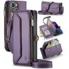Buy cheap iPhone 13 case, zipper wallet with 7 cards, leather magnetic flip-flop wristband from wholesalers