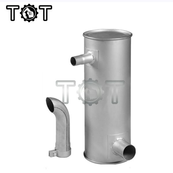 Buy cheap KATO HD450 Engine Exhaust Muffler from wholesalers