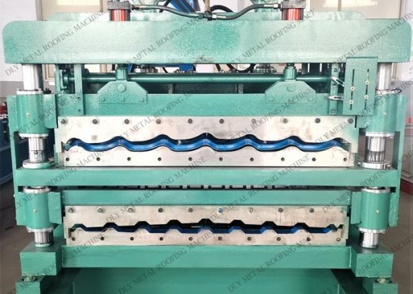Buy cheap 4kw 380V Double Layer Roofing Sheet Roll Forming Machine Corrugated from wholesalers