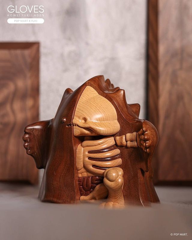 Modern Irregular Wooden Art Sculpture Abstract Style For Home Display