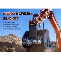 Buy cheap Vibro Screen Bucket Hydraulic Screen Bucket Compaction Bucket 30-45tons product