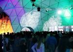 4 Season Steel Commercial Dome Tent Half Sphere Tent For Event Half Dome Beach
