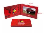 Custom Hardcover LCD Video Book 10 Inch A4 Video Brochures Education Advertising