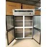 Buy cheap Four Doors Stainless Steel Double Temperature Large Capacity Refrigerator Freezer Commercial from wholesalers