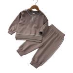 Children'S Outfit Sets Kids Round Neck Casual Sweater Suits