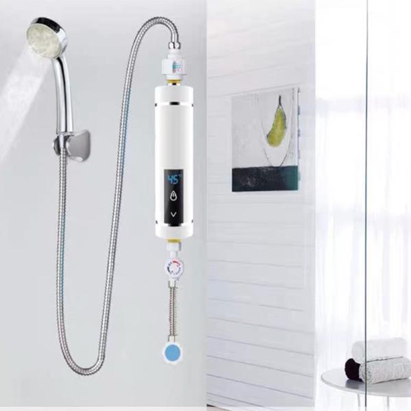 Buy cheap Tankless Bathroom Hot Water Tap instant Electric Shower Heater Faucet 3500-5500W from wholesalers