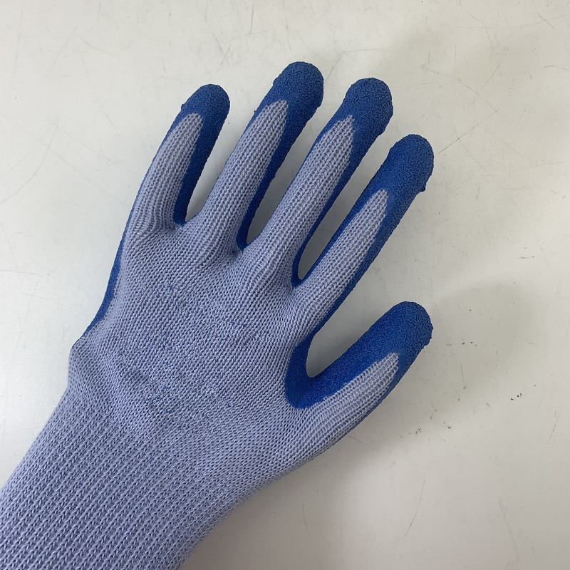 Plain Latex Coated Gloves 10 Gauge Green Latex Coated String Knit Gloves