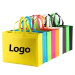 Silkscreen Printed Washable Non Woven Reusable Bags Reusable Totebag Custom