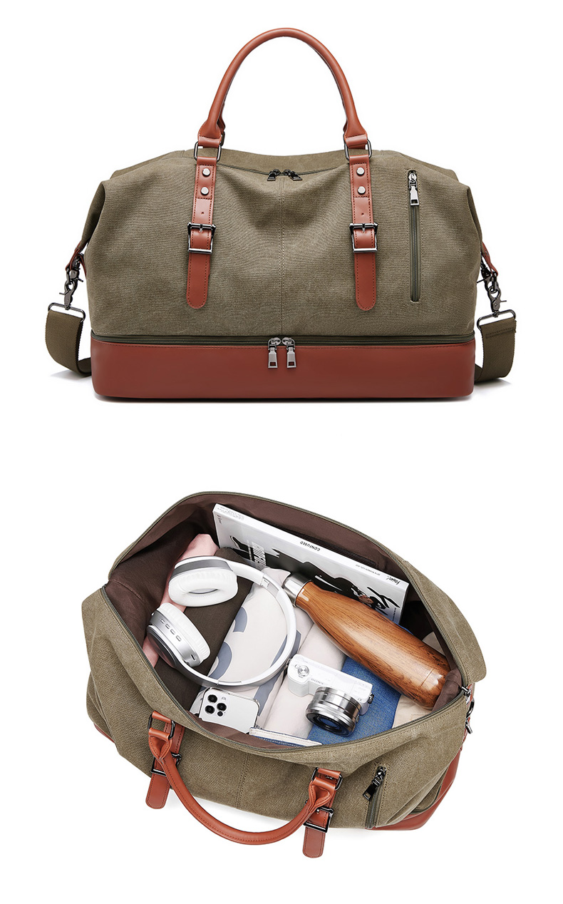 Water Retardant Vintage Extra Large Canvas Duffle Bag OEM/ODM