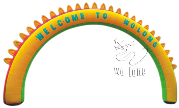 Inflatable finish arch, inflatable rainbow arch, cheap inflatable arch