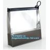 Buy cheap Fashion Packing Cosmetic Bag EVA Pouch, OEM promotional transparent plastic Heat Seal sewing zipper clear pvc cosmetic b from wholesalers