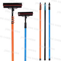 Buy cheap 50ft Anti-Spin Carbon Fiber Telescopic Window Cleaning Pole For high-rise window product