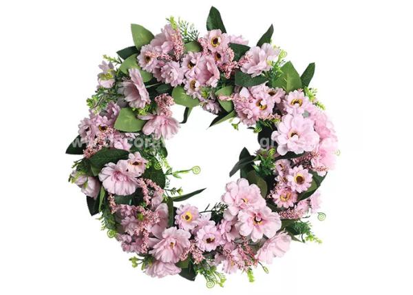 Buy cheap 20'' Holiday Derocative Artificial Floral Door Wreath With Green Leaves from wholesalers