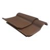 Buy cheap Chocolate Color Spanish Ceramic Villa Hotel Roof Clay Tiles Size 220*220mm from wholesalers