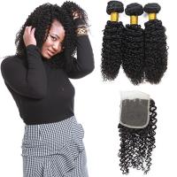 Buy cheap Genuine Raw Peruvian Human Hair Extensions , Peruvian Virgin Hair With Closure product