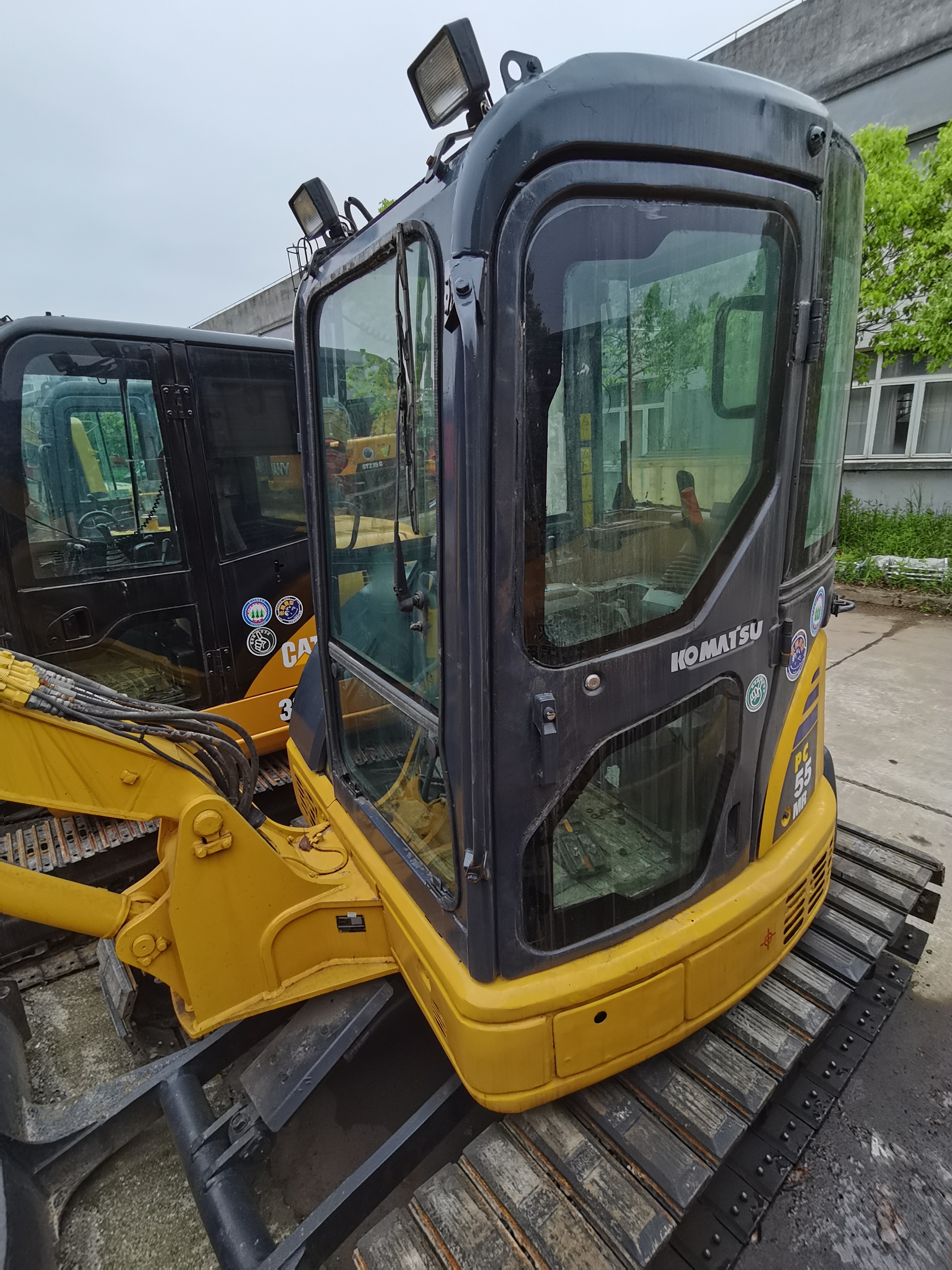 komatsu pc55mr-2 excavator used/second hand komatsu pc55MR mini excavator on sale