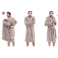 Buy cheap Custom Design Luxury Adult Unisex Long Hooded Shu Velveteen Robe. bear hooded product