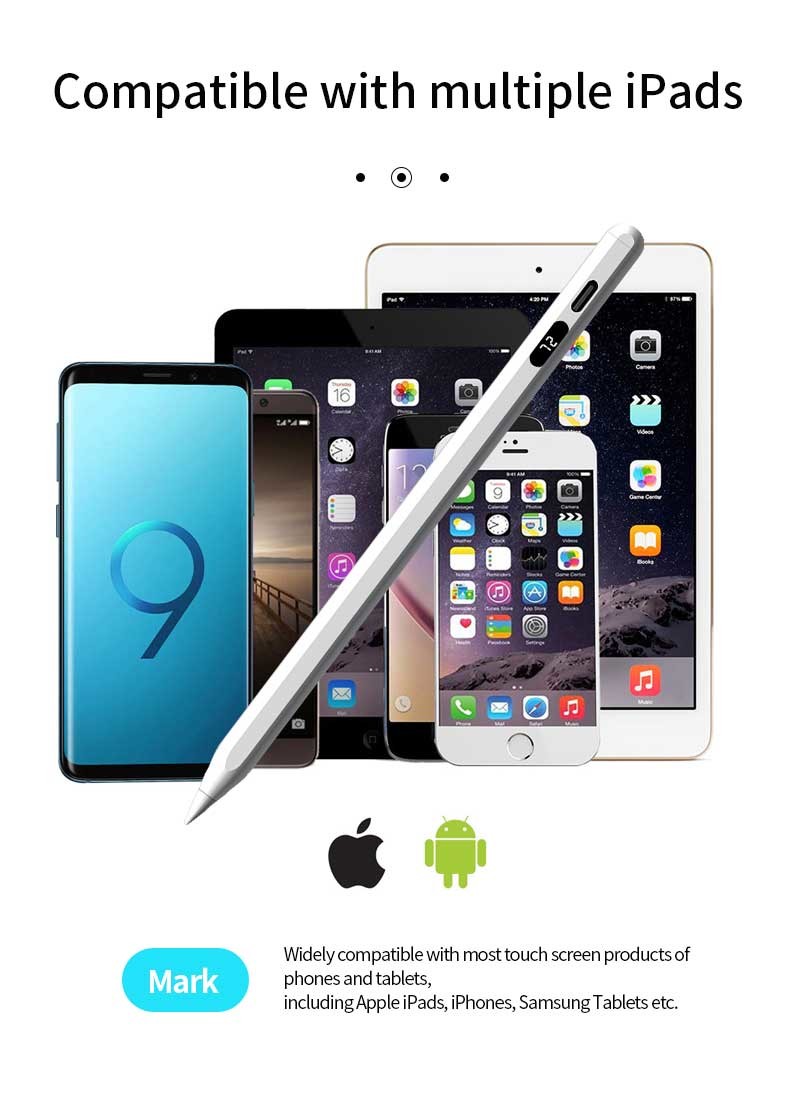 Smart Touch Screen Use Universal Stylus Pen Colleage Use Write Draw Note