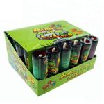 Candle Shape Lollipop Popping Candy Assorted Grape Apple Banana Flavor